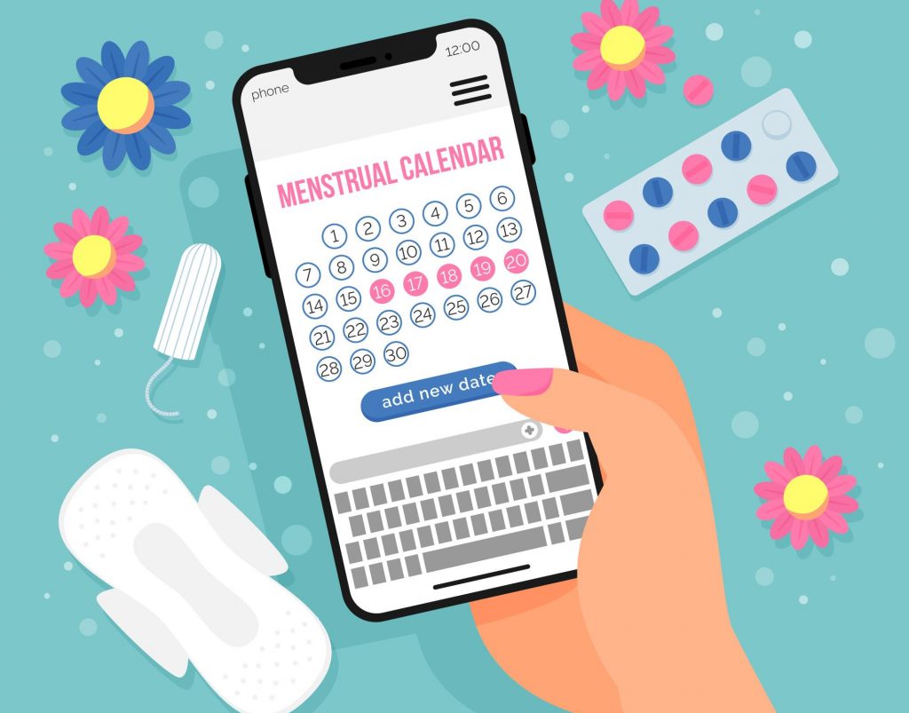 Calendário menstrual no celular. Como funciona a tabelinha para não engravidar?