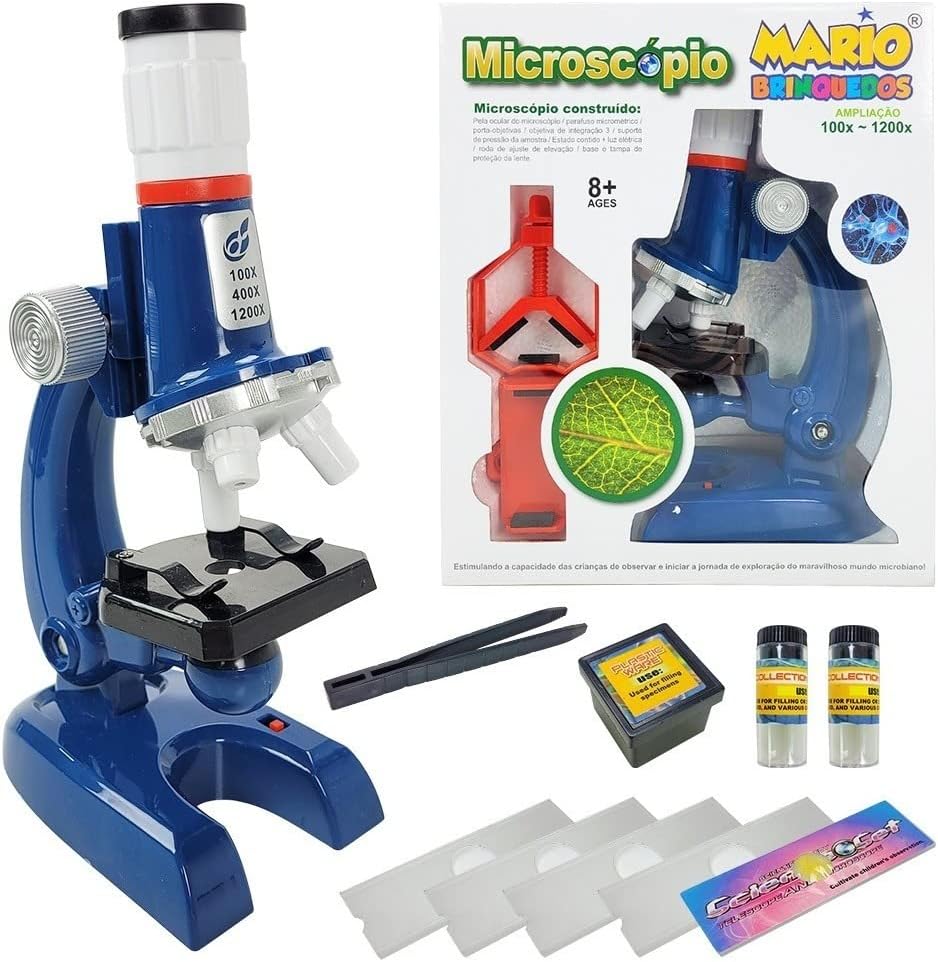 Kit Microscópio Infantil brinquedos 9 anos feminino barato