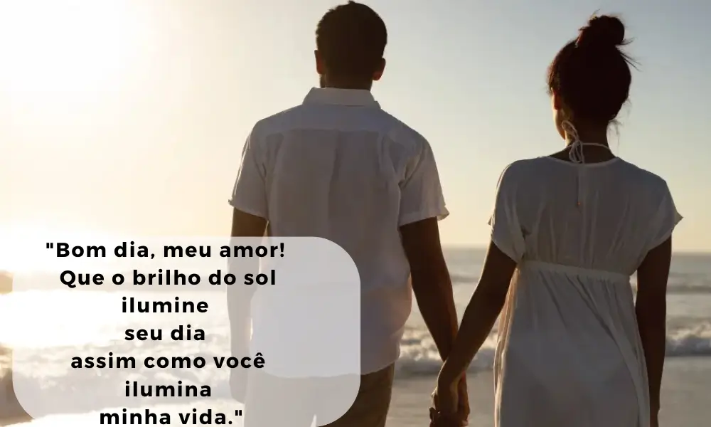 frases de bom dia para namorada