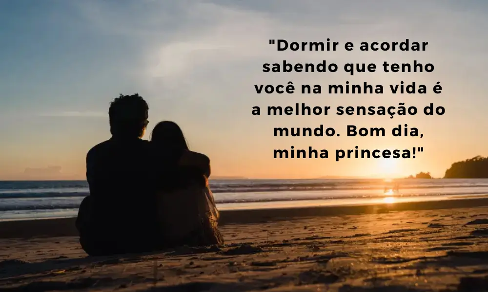 frases de bom dia para namorada